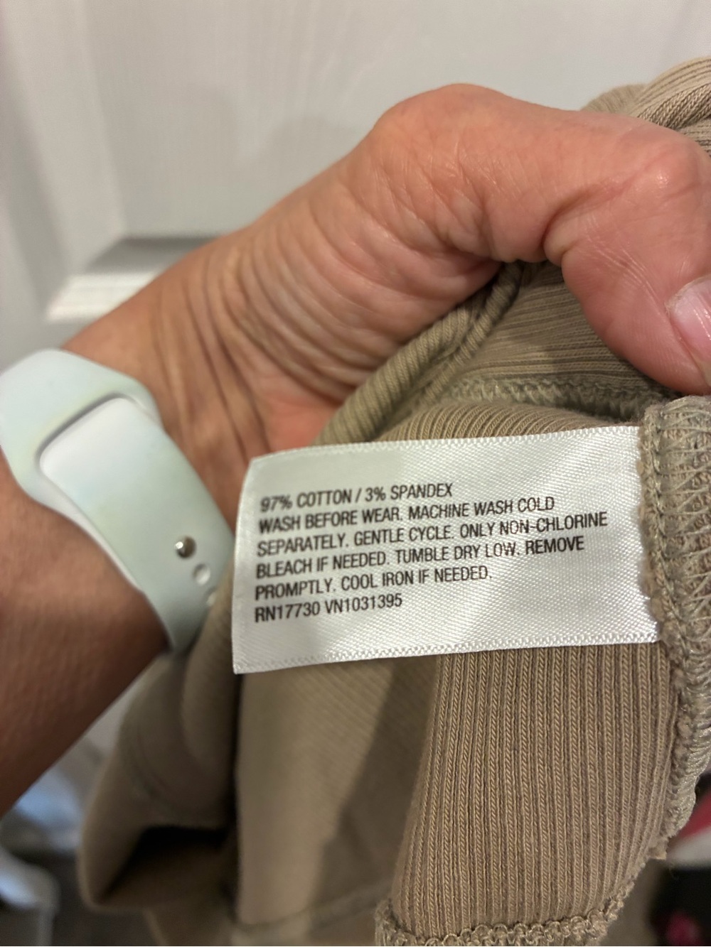 Universal Thread Olive-Tone Ribbed Tank Top - Picture 5 of 5